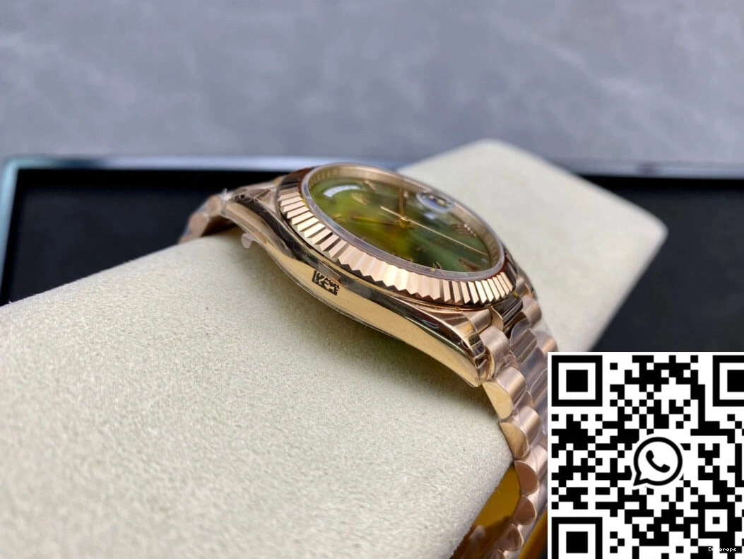 40mm 1004 Factory Green Day Date EW 228235 Dial Unisex Rolex 0807